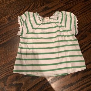 Tucker and Tate green stripe shirt